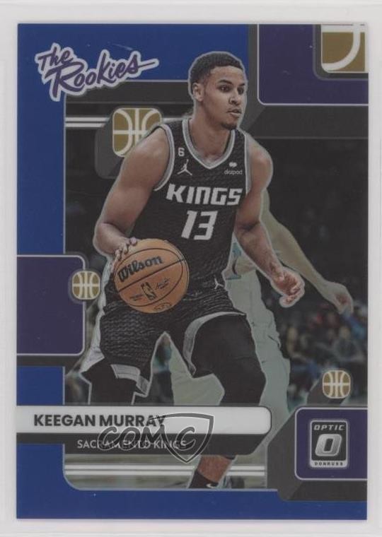 2022 Panini Donruss Optic The Rookies Blue Prizm 21/49 Keegan Murray #4 RC 02le