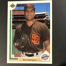 Upper Deck Rookie Rich Rodriguez San Diego Padres #640 Baseball Card. rookie card picture
