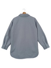 UNIQLO Damen Leichte Jacke Shacket Grau Gr. 34/XS Casual