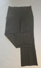 Quince Ultra Stretch Ponte Wide Leg Pants in Charcoal Grey,Size Large 32” Inseam