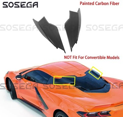 For Corvette C8 Z51 Z06 All Model 2020-2026 Carbon Rear Upper Intake Port Cover