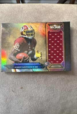 2012 Topps Triple Threads - Rookie Relic Robert Griffin III Sepia /75 (MEM, RC)