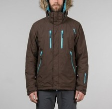 Bergans Jacke Skijacke Herren Gr.L Sirdal isoliert mit Primaloft Braun 155765