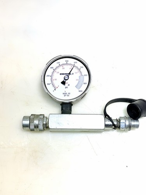 #ad ENERPAC GP10S Pressure Gauge 0 to 10000 psi 4quot; Dial amp; Manifold $249.99