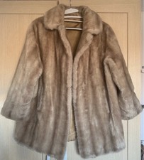 Cappotto pelliccia sintetica vintage tissavel taglia 16