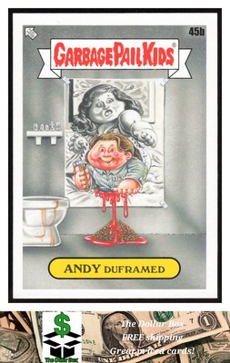 2022 Topps Garbage Pail Kids: Book Worms #45b Andy Duframed -