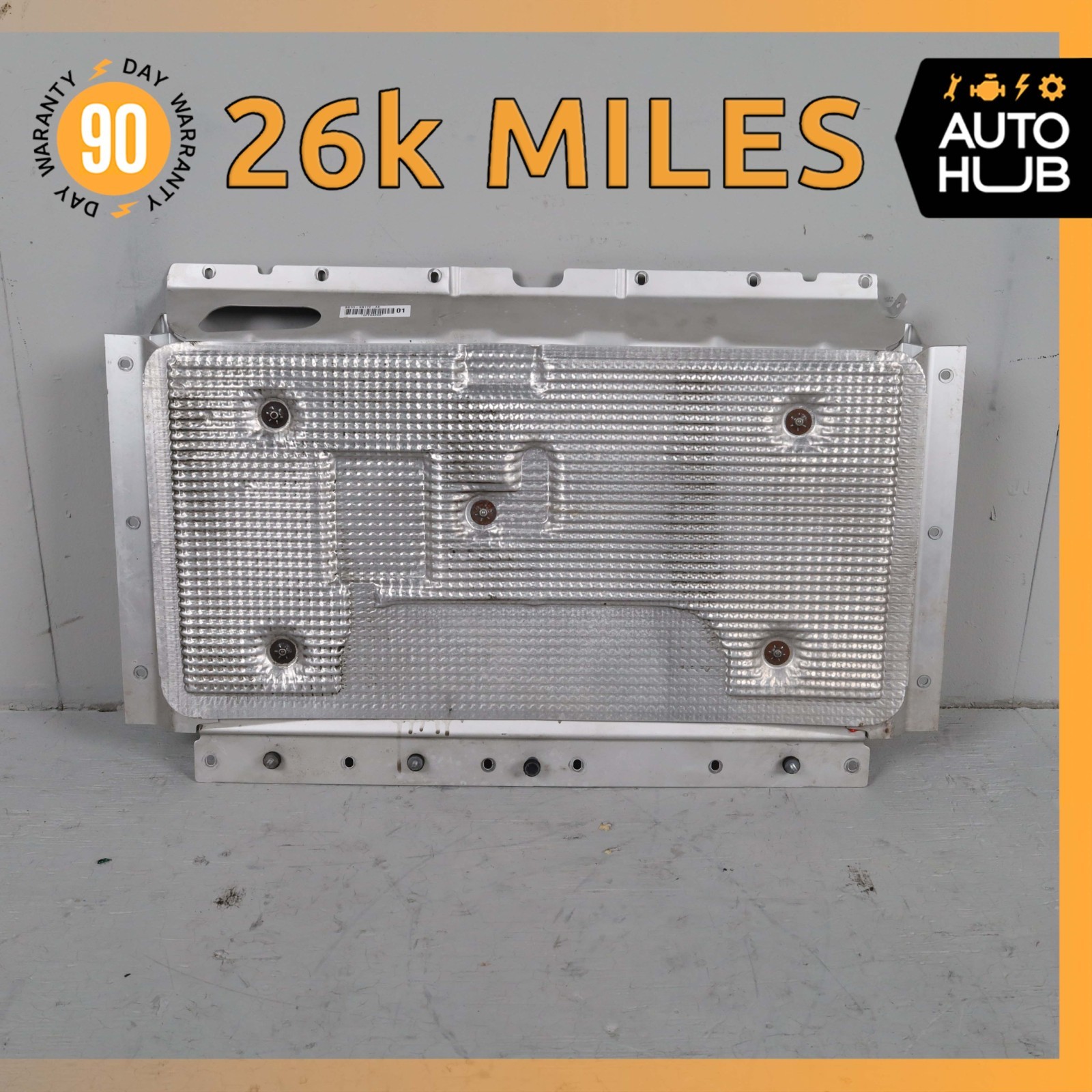 10-17 Aston Martin V8 Vantage Fuel Tank Silencer Heat Shield Plate OEM 26k