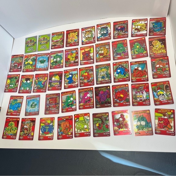 The Trash Pack Trading Cards Lot Mixed Common Limited Edition