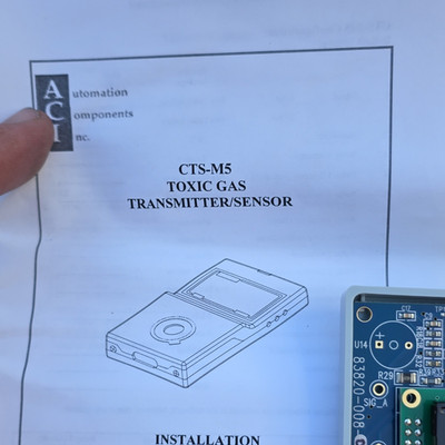 ACI Carbon Monoxide Toxic Gas Transmitter Analog CTS-M5160B