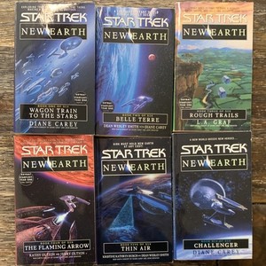 Star Trek New Earth Book Series First Edition 