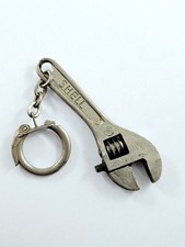 PORTE-CLES - CLÉ à MOLETTE SHELL - Métal FONCTIONNELLE Vintage Garages 1960s