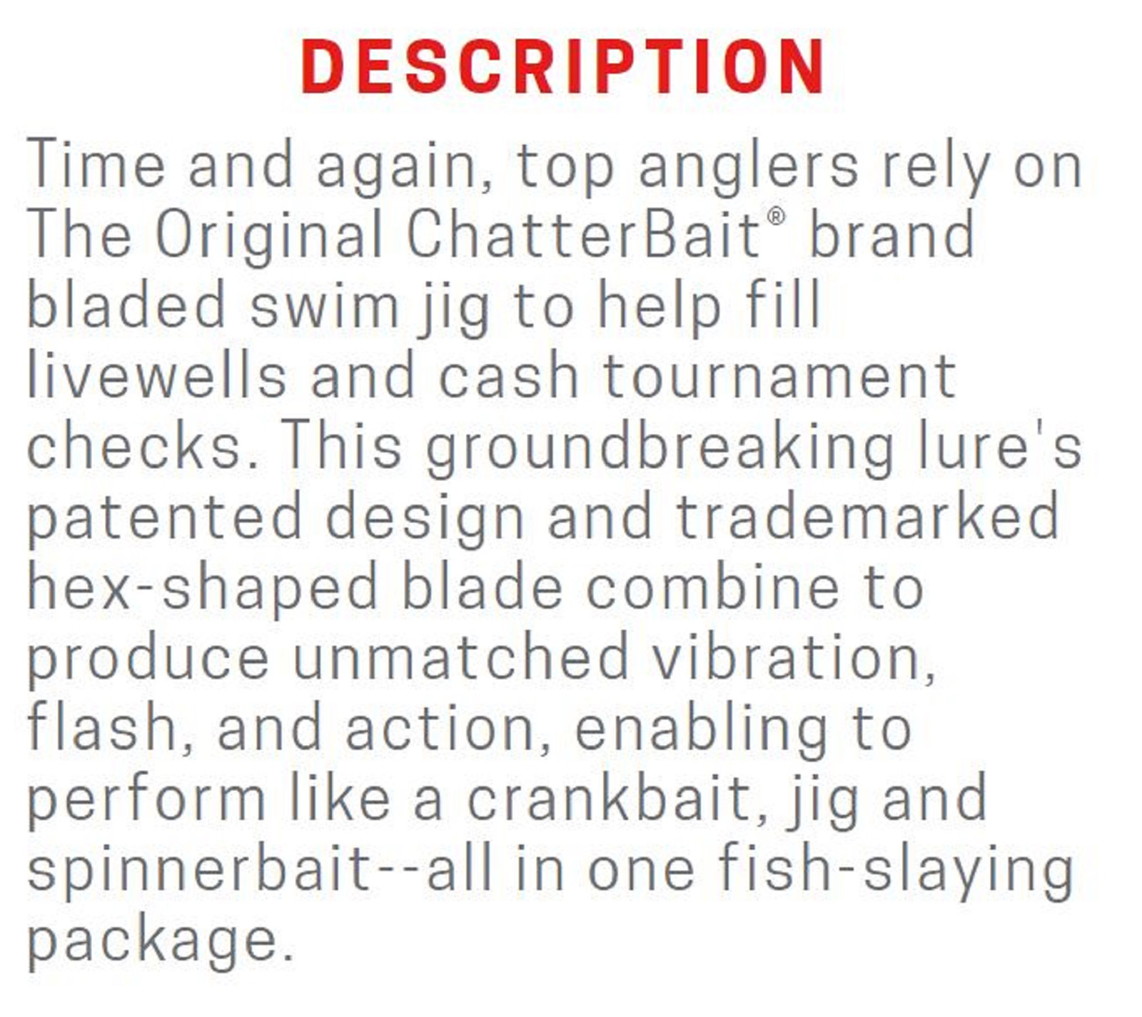 Zman Chatterbait 3/8 oz Sinking Lure Blue Black (0409) - Image 3