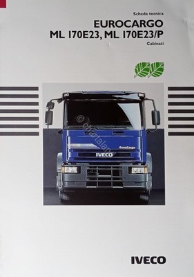 Prospekt Datenblatt Iveco - Eurocargo ML I70E23, ML I70E23/P - 1998