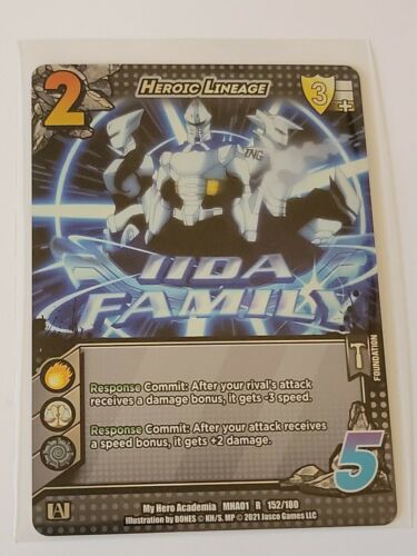 Heroic Lineage R 152/180 - UniVersus - My Hero Academia TCG - Picture 1 of 2