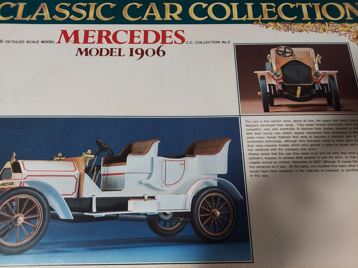 Bandai 1/16 scale Mercedes MODEL 1906 Classic Car Collection