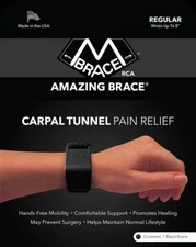 M BRACE RCA / *AMAZING BRACE* Carpal Tunnel Wrist Pain Relief (ALL *4* COLORS!)