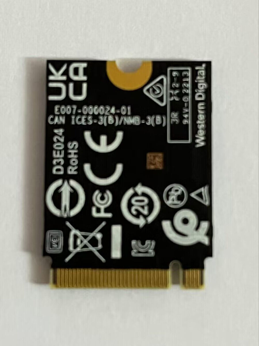 ASUS ROG Ally WD PC SN740 SDDPTQD-512G 512GB M.2 2230 NVMe SSD For Steam Deck PC