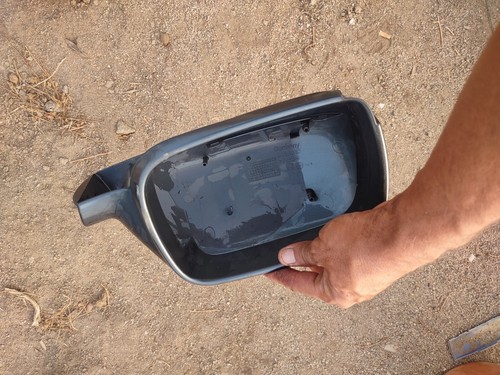 2004-2005 VOLKSWAGEN TOUAREG 7L FRONT LEFT EXTERIOR REAR VIEW MIRROR Cover Used - Picture 3 of 24