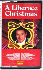 LIBERACE "A Liberace Christmas" 1987 Cassette MCA MCAC-15027