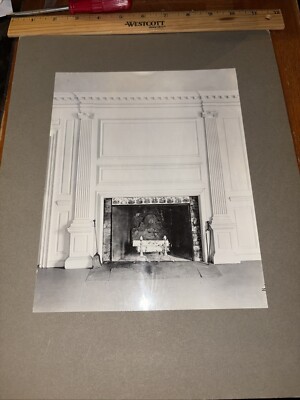 Vintage Jeremiah Lee House Fireplace Marblehead Old Mounted Architecture Photo