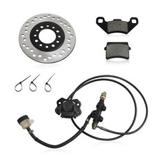 Rear Hydraulic Brake Caliper Disc Rotor Pad for 150cc 200cc 250cc Go-kart