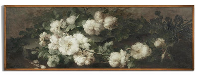 Vintage Farmhouse French Country Bedroom Wall Decor above Bed - 10X30'' - Hori...