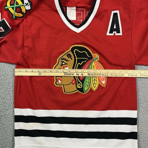 Vintage Chicago Blackhawks Jeremy Roenick CCM rot Hockey Trikot Gr. Herren Small " - Bild 11 von 11