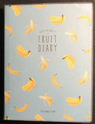 Fruit Diary Schedule Agenda - Kawaii Korean Stationery Banana planner organizer