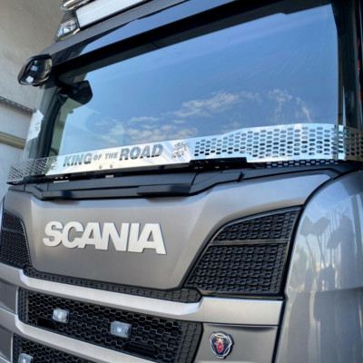 Scheibengrill Steinhalter Chrom Applikation für Scania S500-R450 S/R 2017-2025