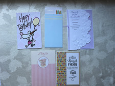 American Greeting Cards Lot of 8 Cards with 7 Envelopes