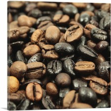 ARTCANVAS Coffee Beans Can Coffee Shop Decor Canvas Art Print