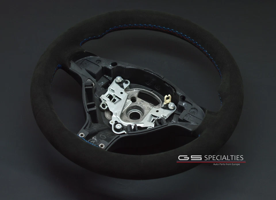 Volante BMW E39 M5 E46 M3 Technic preto CAMURÇA/ALCANTARA - Imagem 2 de 4