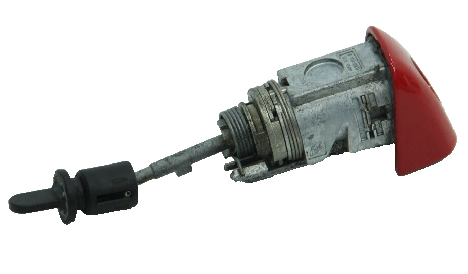 AUDI A4 S5 2008-2017 - ROJO delantero izquierdo exterior manija puerta cilindro de bloqueo con tapa Foto 2 de 2