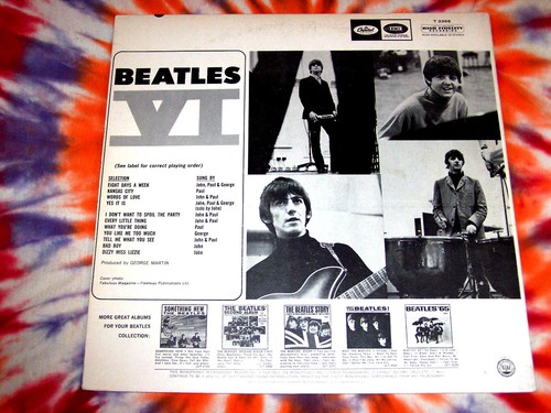 THE BEATLES Beatles VI CAPITOL RECORDS 1965 Mono Press RIAA #3 VG++ See Label... - Picture 8 of 8