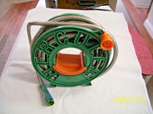 hercules stainless steel garden hose with reel