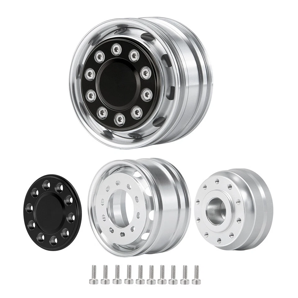 AXSPEED Aluminium LKW Rad Vorne Felge Hex Hub für Tamiya 1:14 Traktor LKW RC Car - Bild 4 von 4
