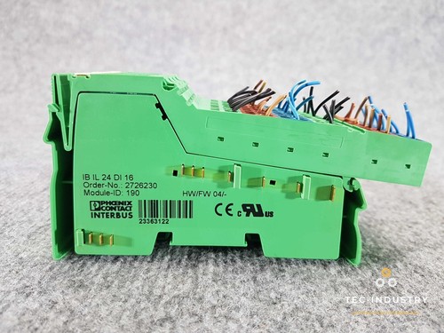 PHOENIX CONTACT I IB IL 24 DI 16 I 2726230 MODULE-ID: 190 BUSCOPPLER HW/FW 04/- - Imagen 3 de 7