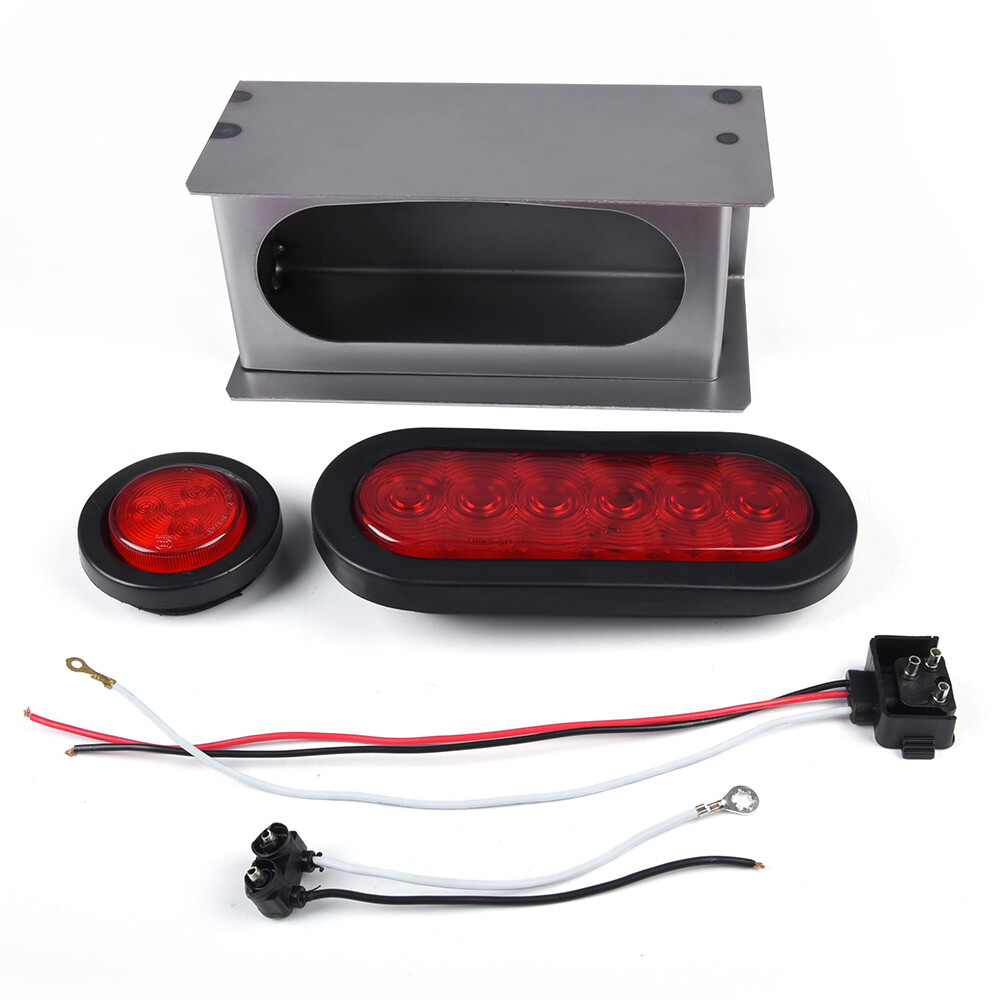 Carry-On Trailer LED 6-in Oval Sealed Combination Tail Light Kit CO-TLL211XRTMK At - Foto 2