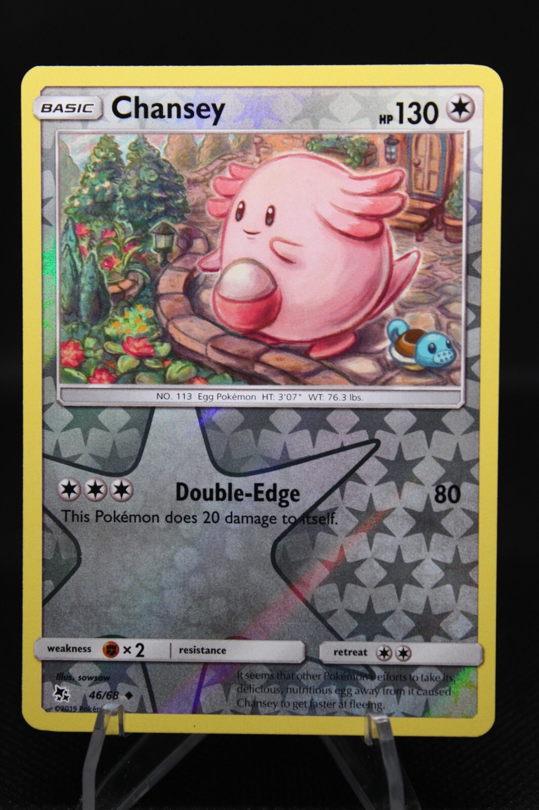 Chansey 46/68 Hidden Fates Reverse Holo NM/LP