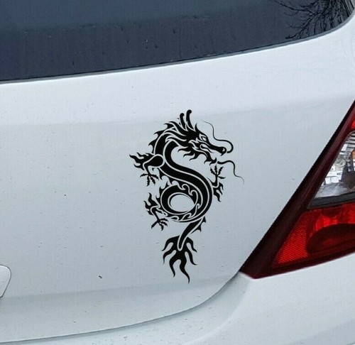 Fliegenfischen Autoaufkleber - 20x18cm, Schwarz, PVC Vinyl