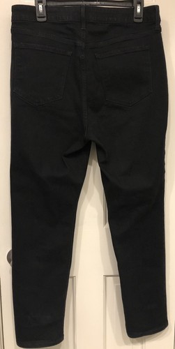 Women's Old Navy Black Jack (Black) & Rinse (Blue) HR Straight Denim Jeans Sz 14 - Bild 8 von 11