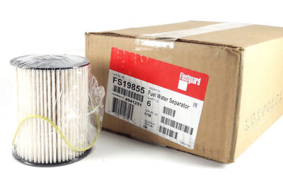 (6) Fleetguard FS19855 Fuel Filter Water Separator Cummins Filtration Case Pack 