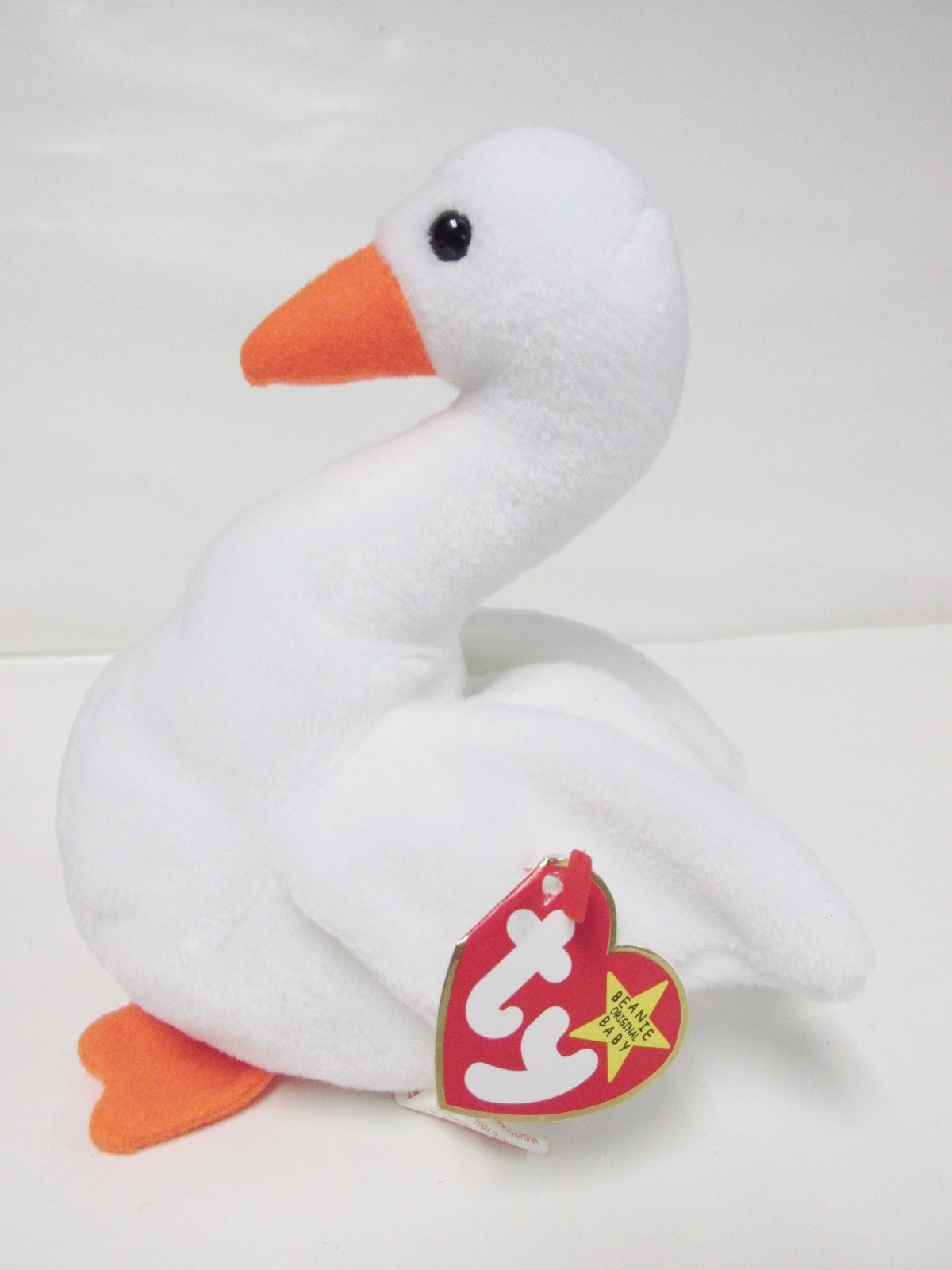 Ty Beanie Baby Gracie WHITE Swan PRISTINE CLEAN Brand NEW Mint w/Mint