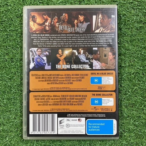 Devil in a Blue Dress / The Bone Collector - 2-Movie Collection (DVD, Region 4) - Picture 2 of 2
