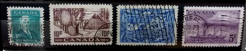 CANADA KGV USED SELECTION A054 Free Registered Mail - Picture 3 of 3