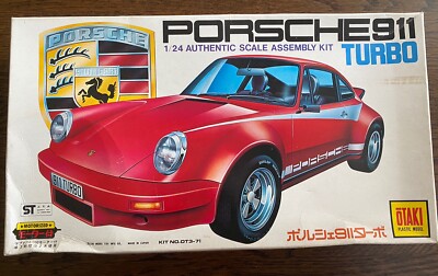 Otaki OT-3-71 Porsche 911 Turbo motorized 1:24 OVP Plastikbausatz Motor