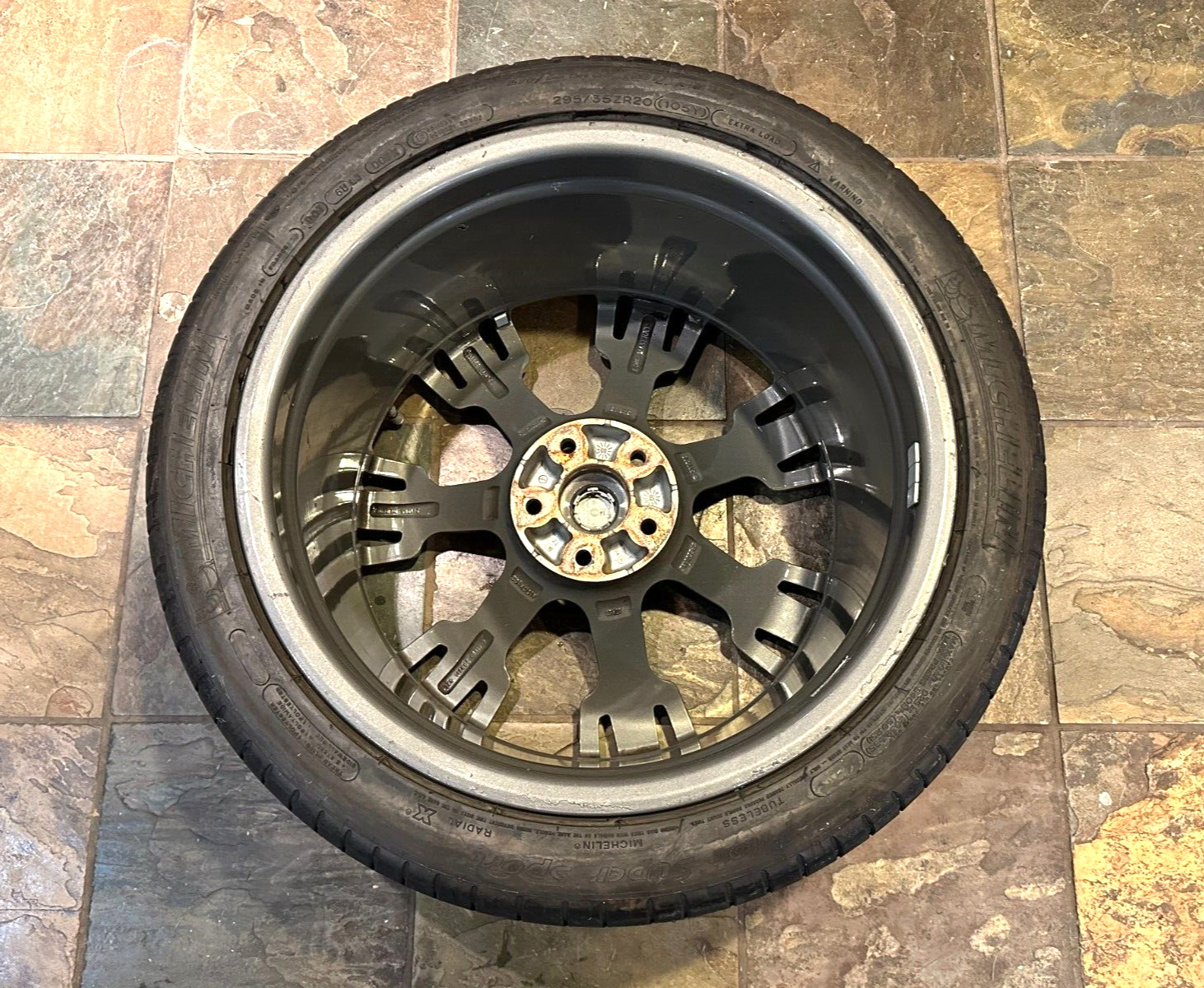 2010-2013 MASERATI GRANTURISMO GT REAR 20 INCH  20" WHEEL ALLOY RIM TIRE, 238210