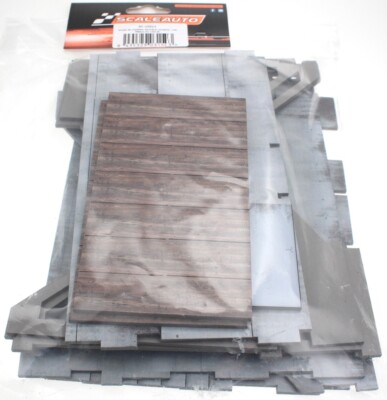 Scaleauto SC10211 Steckbausatz SCALEAUTO Tribüne (PVC- Hartschaumplatten) farbig