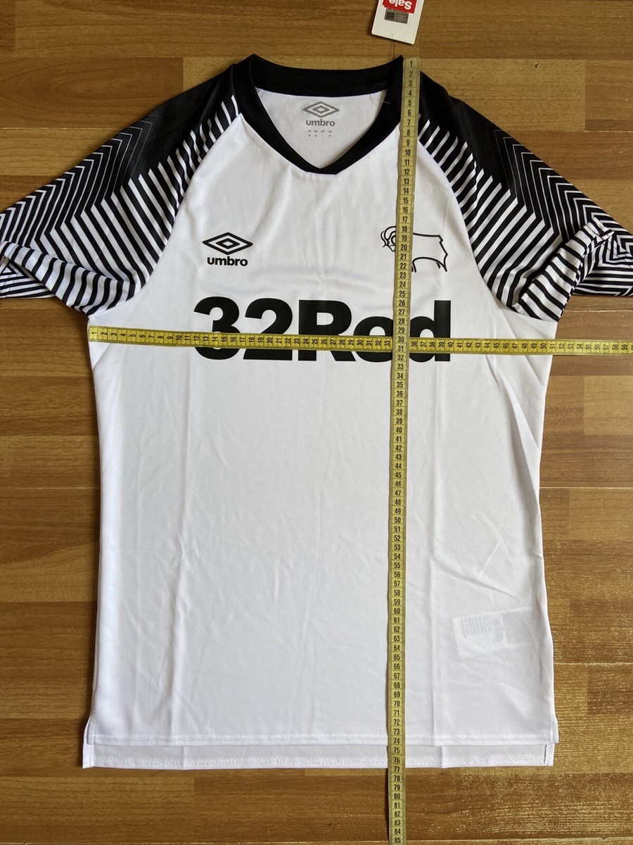 DERBY COUNTY 2019 2020 HOME FOOTBALL SHIRT SOCCER JERSEY UMBRO sz