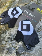 Alé Ale Summer Glove Short Finger Gloves Black-White UNISEX Cycling Gloves